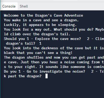 img of text adventure or embed from repl